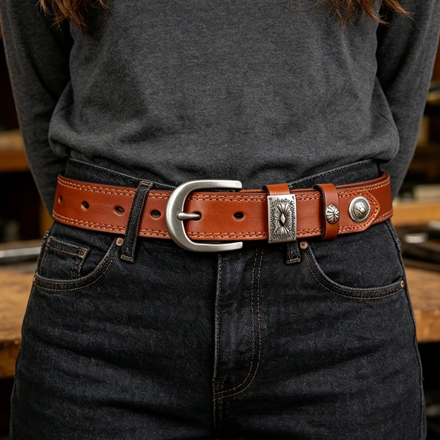 new-arrival-full-grain-leather-women-vintage-belt-cool-versatile-fashion-decor-pin-buckle-korean-daily-jean-waist-strap