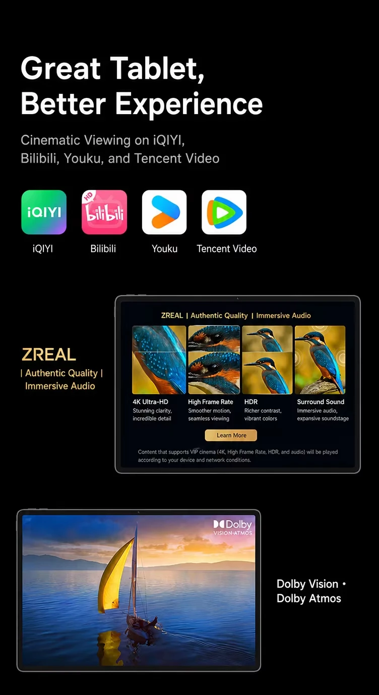 Lenovo Xiaoxin Pad Pro 13 2026 Gray Tablet 13 inch 3.5K 144Hz Snapdragon 8s Gen4 8+256GB 12+256GB 10200mAh 45W JBL Dolby Android