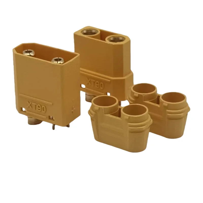 5 قطعة XT90H-M ذكر و XT90H-F موصل سالب مع قبضة كابل ، 45A عالية التيار المضادة للشرارة التوصيل لبطارية ليبو ، RC الطائرة بدون طيار #3