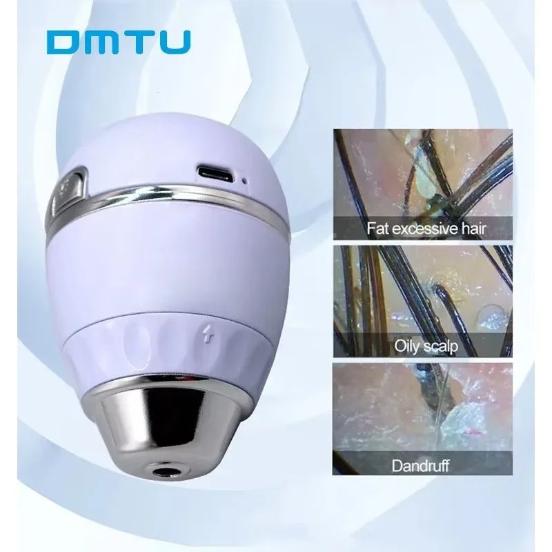 جهاز ماسح ضوئي لفروة الرأس بكاميرا صغيرة 2025 يكتشف آلة تحليل الشعر الصحية للجوال #1