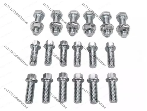 Automotive Stainless Steel Exhaust Manifold Header Heat Resistant Exhaust Replacement Pipe For Modified Vehicle Engine