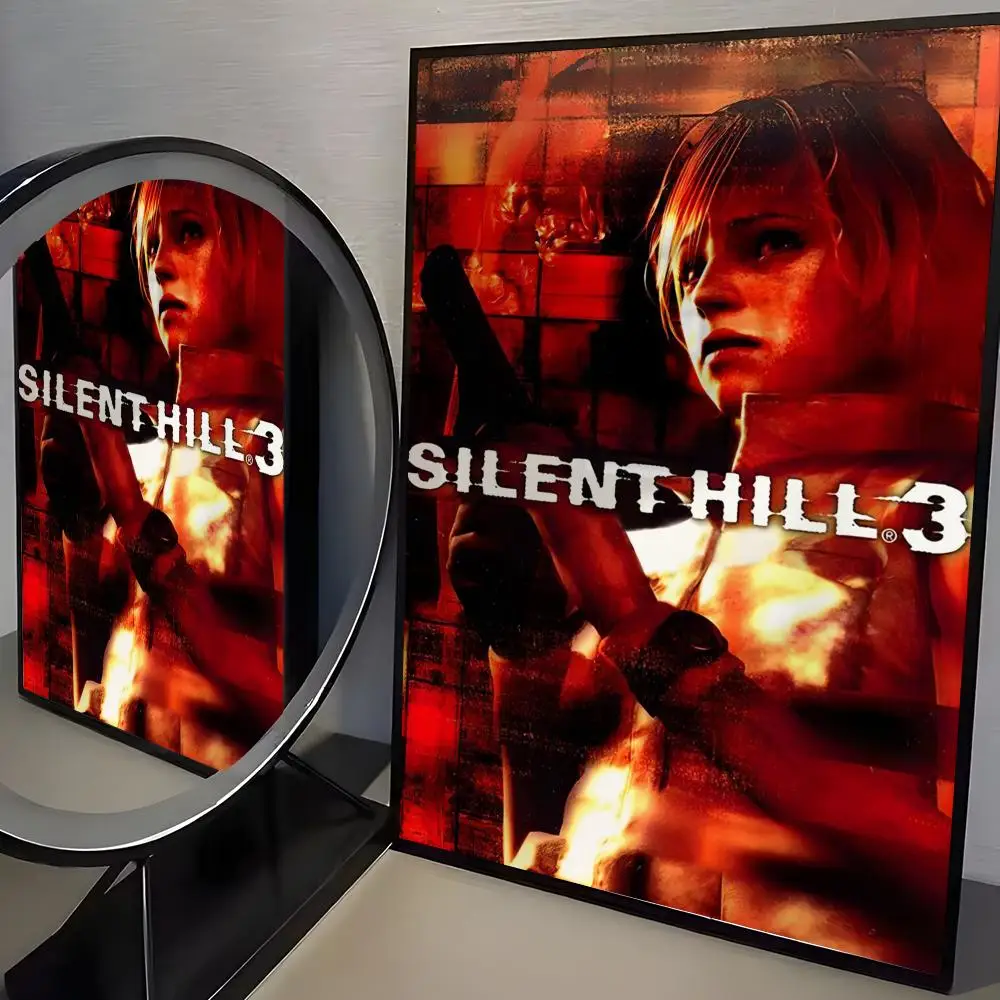 Klassisches Spiel S-Silent Hill 2 Poster, moderne minimalistische Wandkunstdrucke für Schlafzimmer, Wohnzimmer, Heimdekoration, Inneneinrichtung, Geschenk – Detail 8
