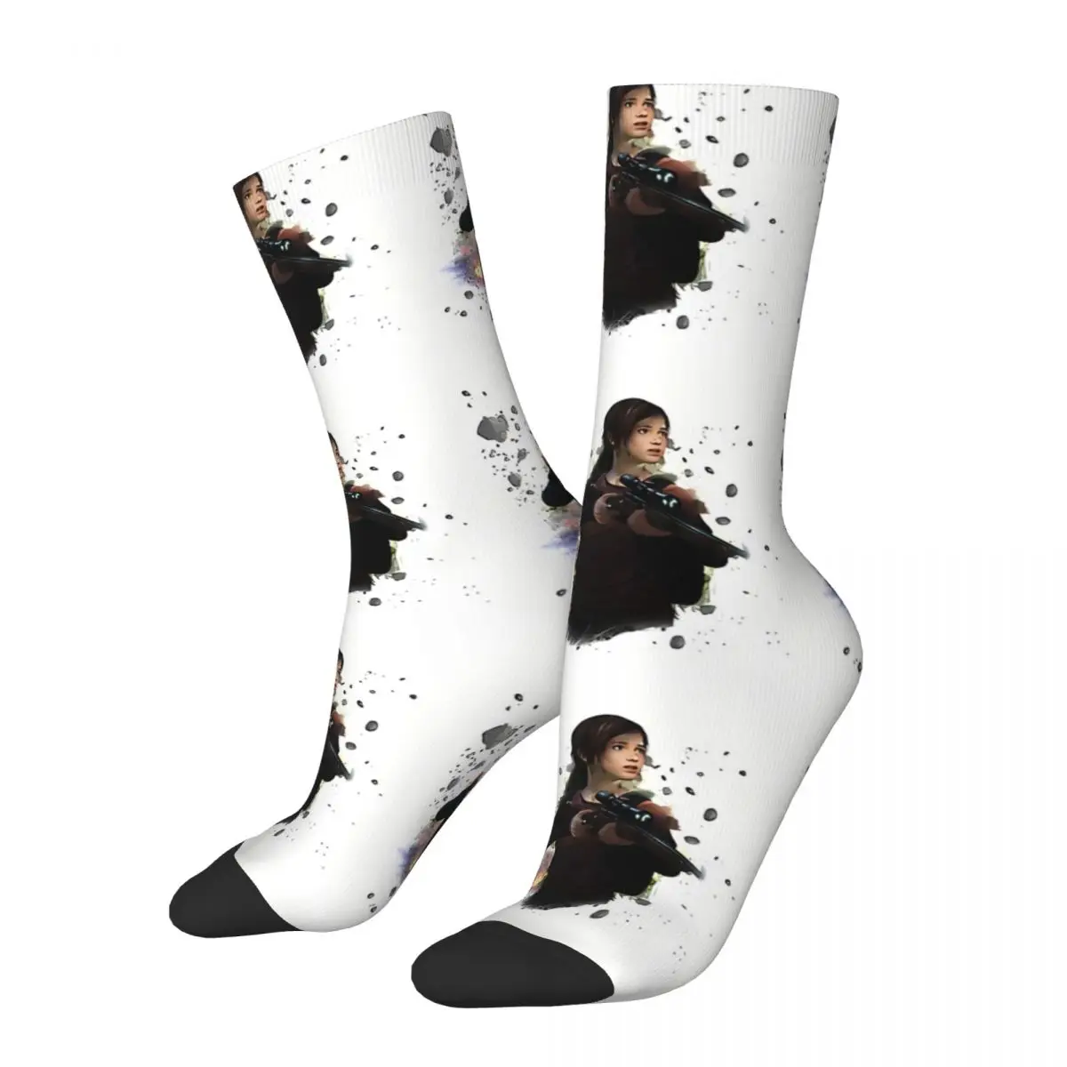 Ellie TV Play The Last Of Us Kawaii Socks Gym Cartoon Pattern Socks