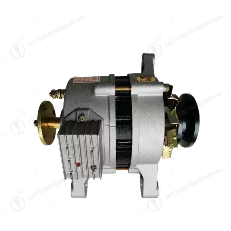 12V 14V Pure Copper DC Magnet Generator, Dual Rotation Charging Alternator for Tricycle Tractor Diesel Engine