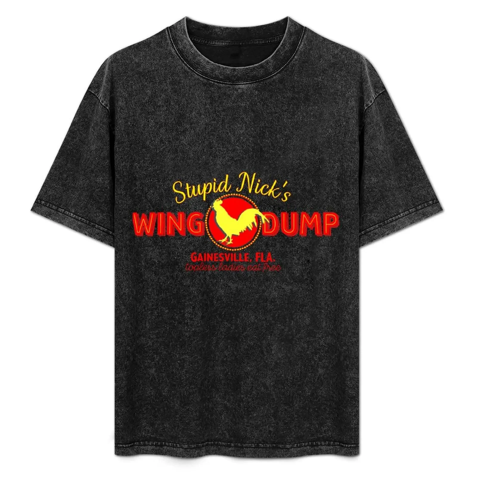 

Stupid Nick's Wing Dump The Good Place T Shirt T-Shirt man t shirts cotton man t shirts for men T-Shirt