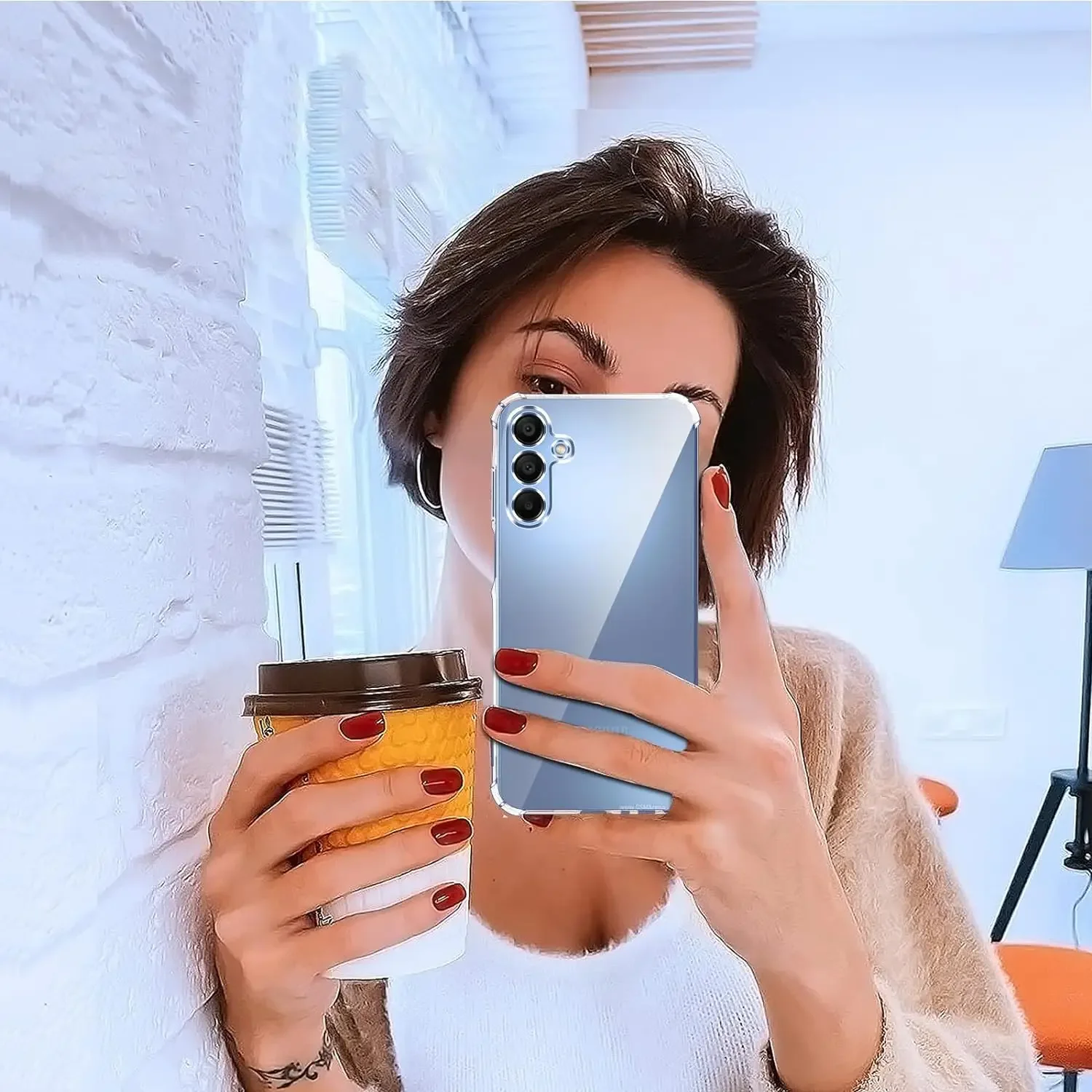 Luxury Clear Phone Case For Samsung Galaxy A34 A04 A33 A53 A73 A13 A03 A15 A25 A35 A55 A05S A04s A14 4G A24 A54 5G Back Cover