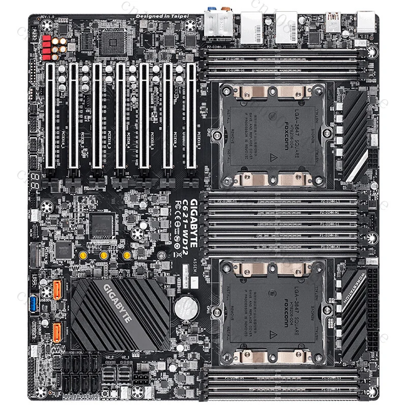 

used FOR GIGABYTE C621-WD12 Motherboard LGA1151 128GB LGA3647 DDR4 E-ATX enhanced