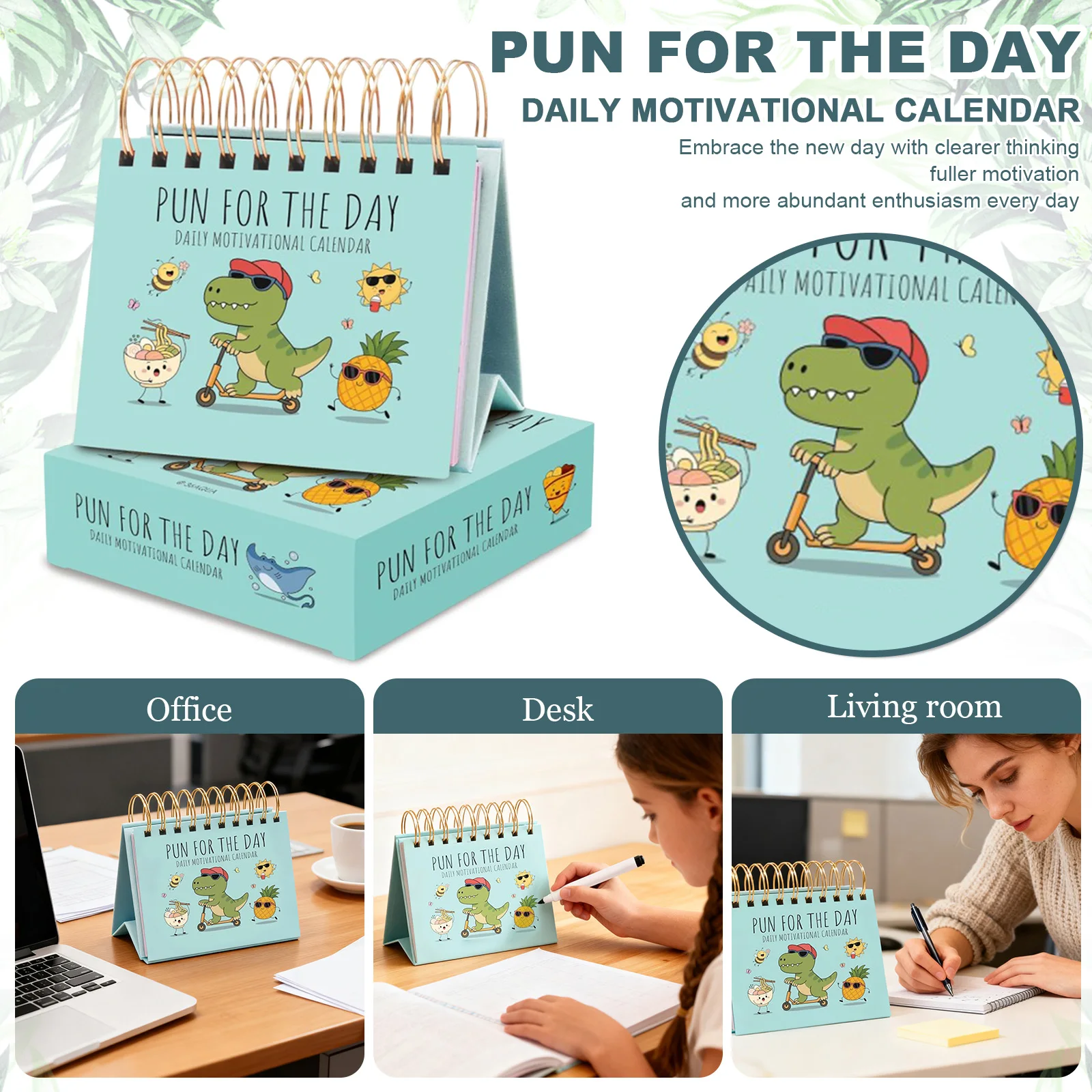 

2026 Daily Tear-Off Desk Calendar With 365 New Puns & Jokes - Hilarious Flip Calendar For Daily Laughs At Office Or Home, Perfec
