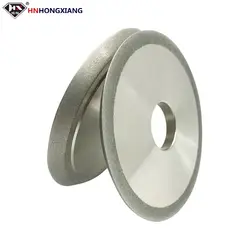 Single Bevel Diamond Grinding Wheel Flat Shaped Electroplated Diamond Grinding Wheel For Tungsten Carbide