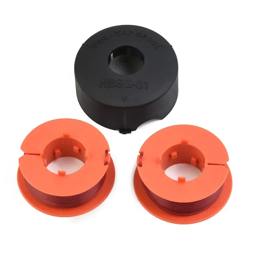 Conjunto Tampa do Carretel Mais Linha de Carretel para Bosch Art 23 26 30 Comitrim Easytrim Protap Strimmer Trimmer Carretel Peças de Ferramentas de Jardim Peças