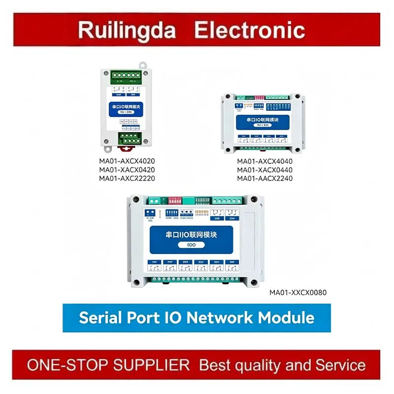 MA01-AACX2240 RS485 Interface ModBus RTU Serial IO Module MA01-AXCX4020 MA01-AACX2220  MA01-XACX0420 MA01-AXCX4040 MA01-XXCX0080