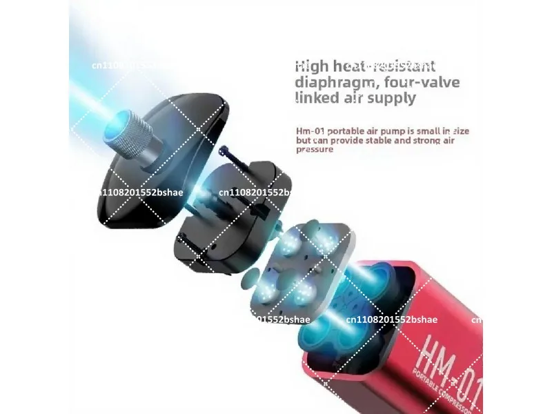 Rechargeable Airbrush Air Pump Set for Coloring and Painting, Self-Start Stop
