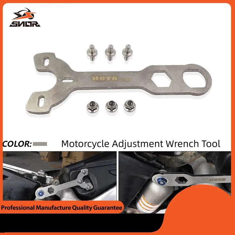 

SNOR Motorcycle Adjustable Wrench Tool Rear Shock Absorber Oil Seal Seat Remove Spannerl For Motorcycle Quad Bike ATV Dirt Bike