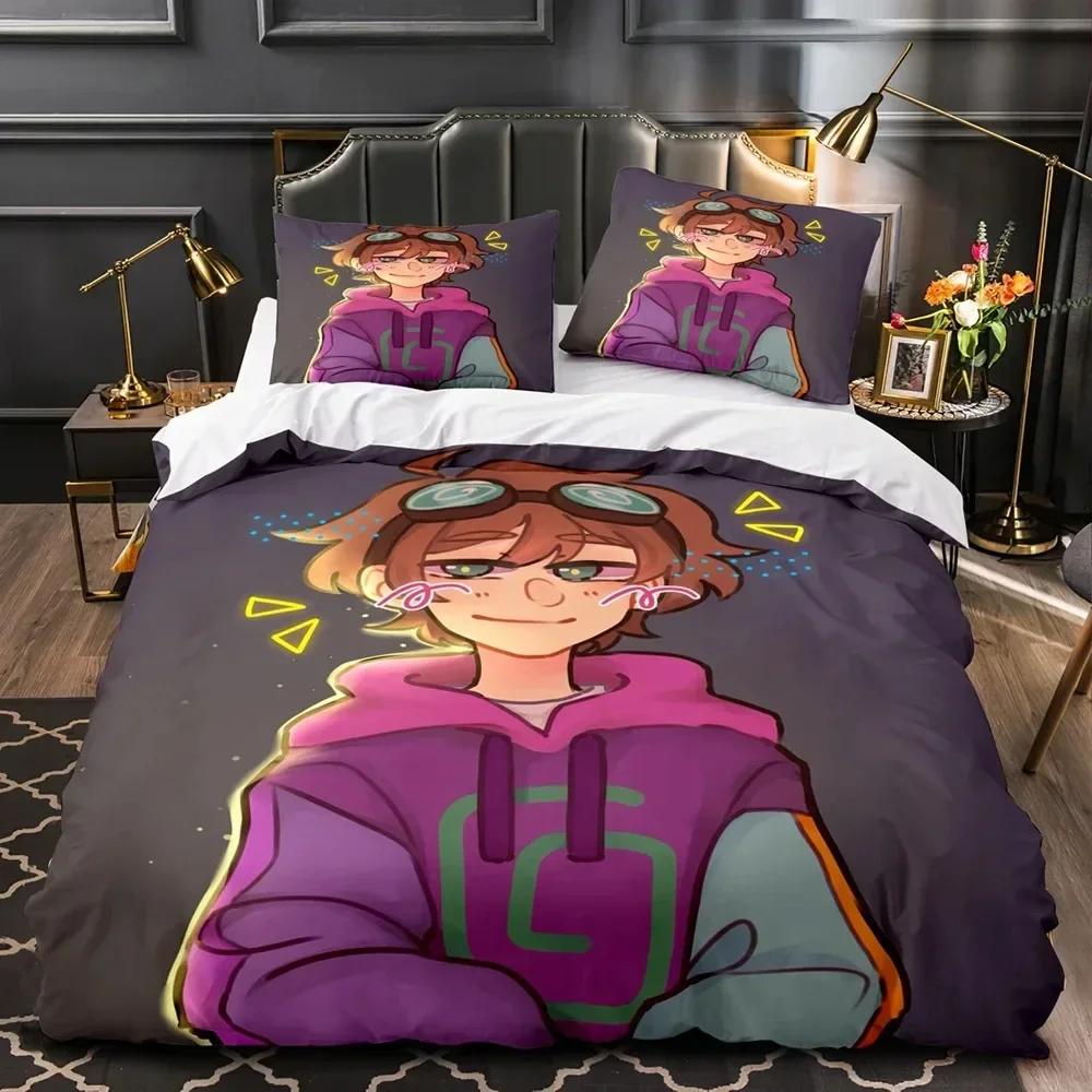 3D Print Karl Jacobs Bedding Set Boys Girls Twin Queen Size Duvet Cover Pillowcase Bed Kids Adult Fashion Home Textileextile