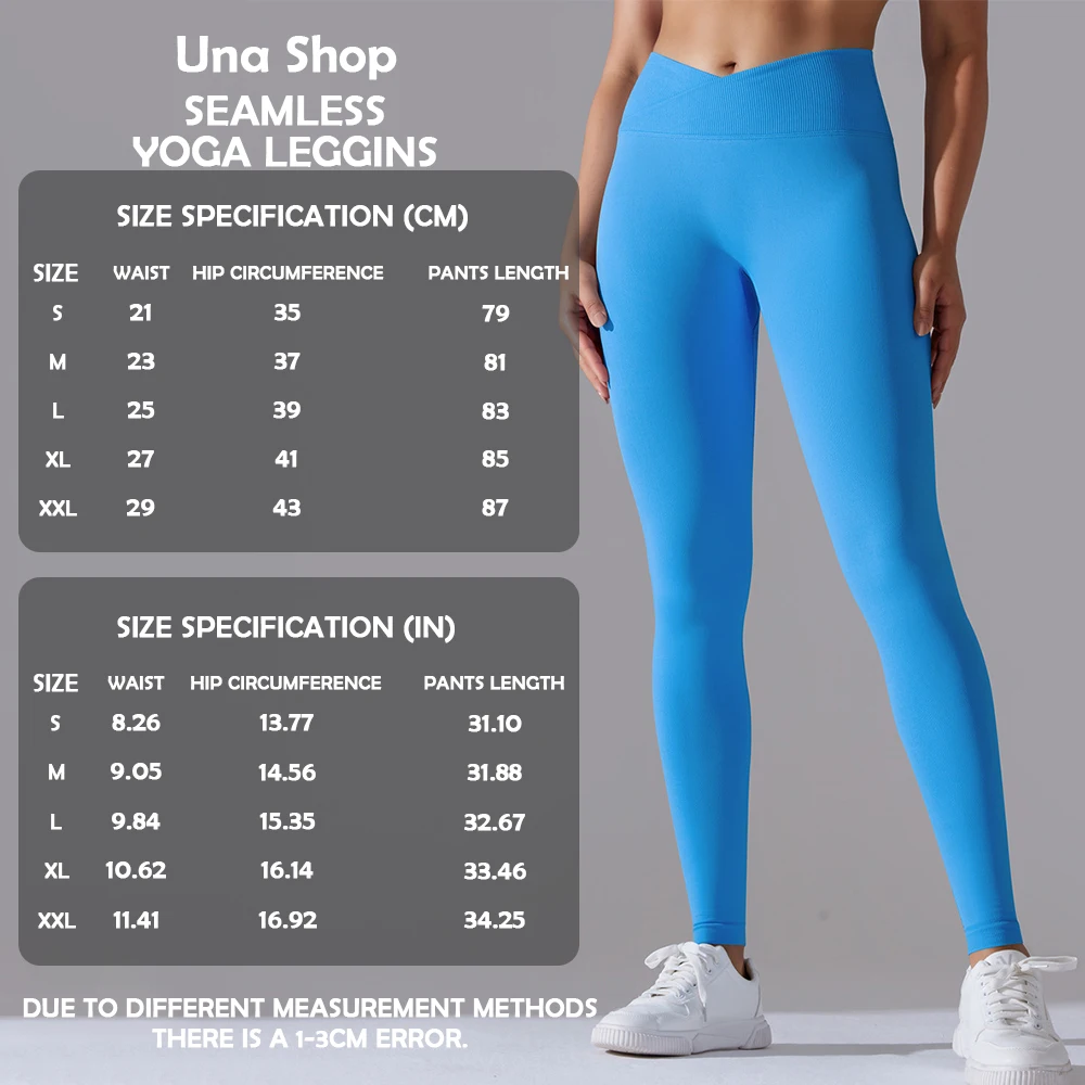 

Una-Shop Бесшовные леггинсы для йоги с эластичной резинкой на талии для фитнеса, спортивные колготки с эффектом пуш-ап для женщин, одежда для тренировок в тренажерном зале, спортивная одежда, брюки