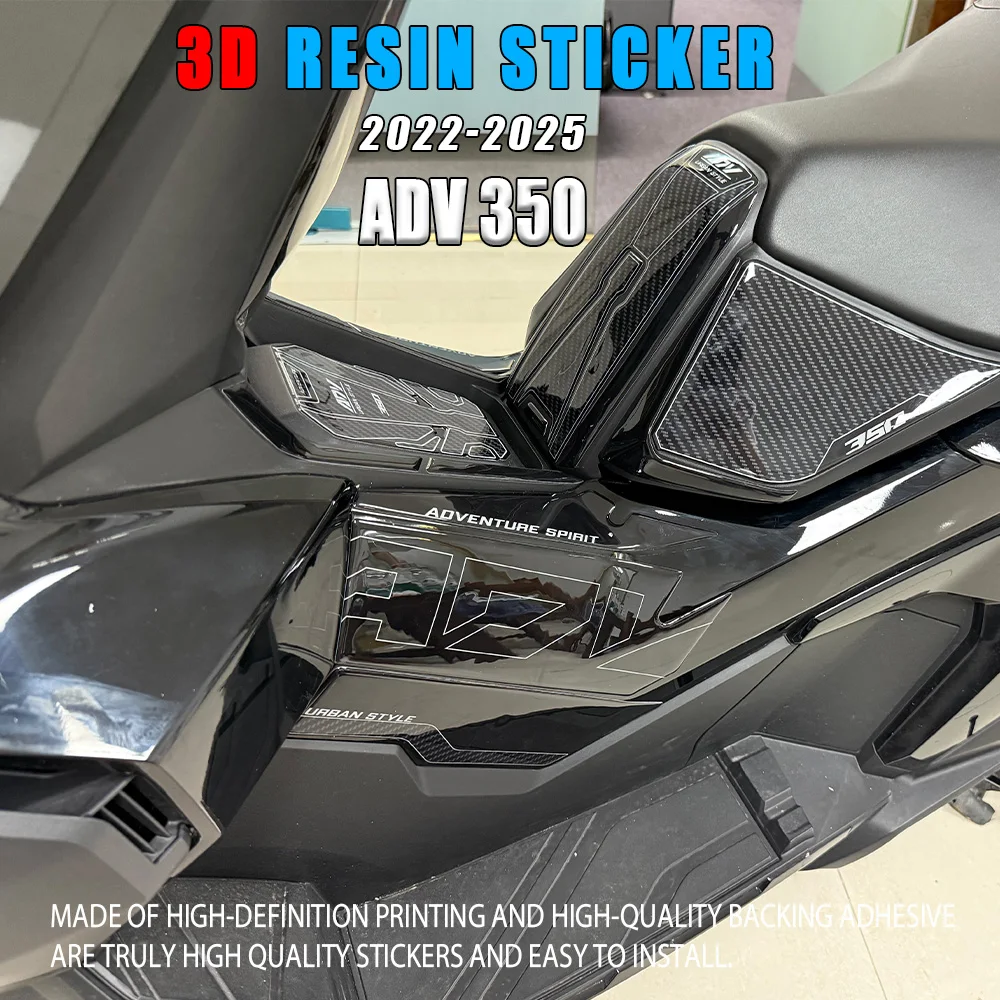 

3D гелевая наклейка, защитный комплект, аксессуары для мотоциклов, накладка на топливный бак для ADV 350 2025- adv350 наклейки