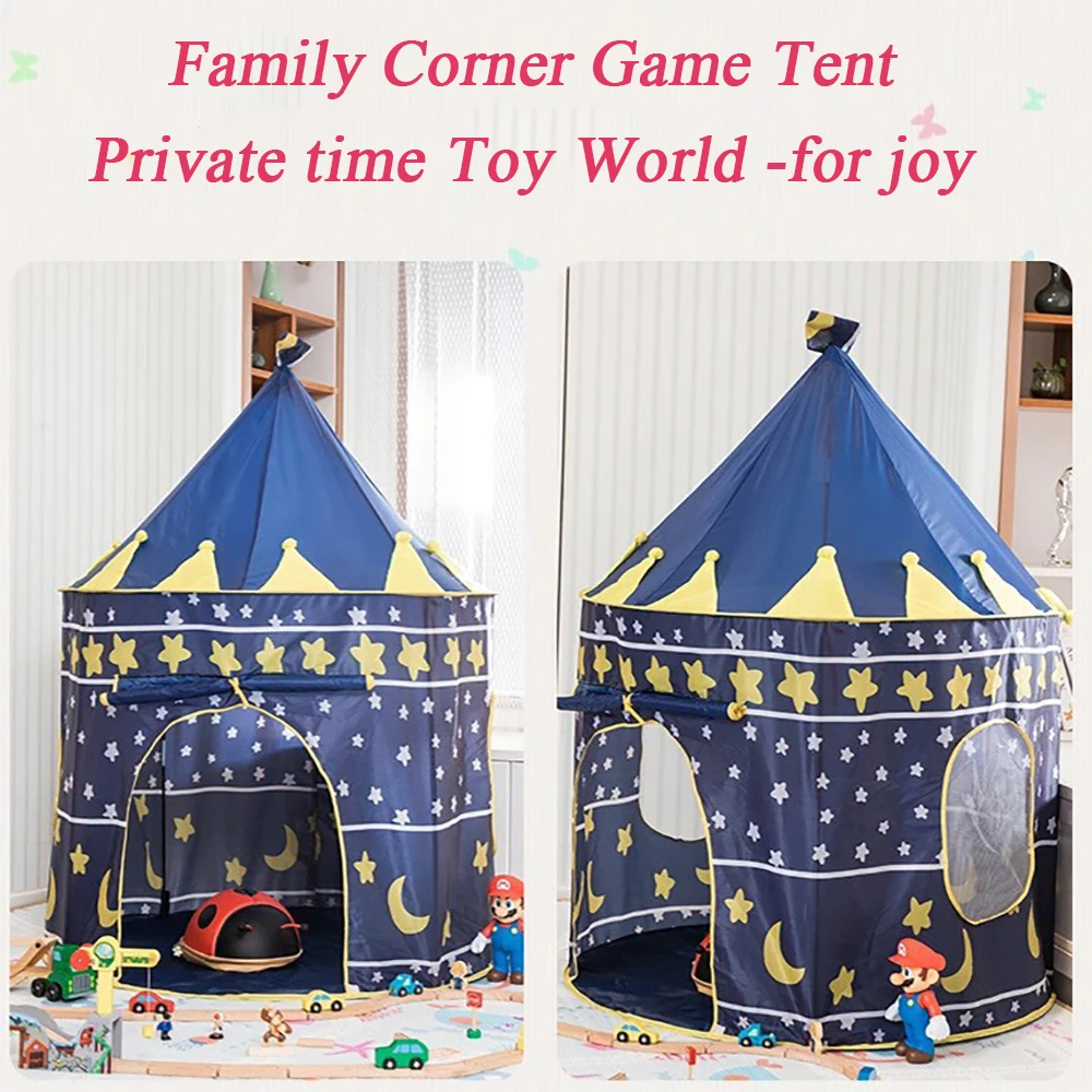 خيمة لعب للأطفال في الأماكن المغلقة والخارجية محمولة على طراز يورت للأولاد والبنات، سهلة الإعداد، مسرح خارجي، نزهة داخلية، لعبة منزل هدية