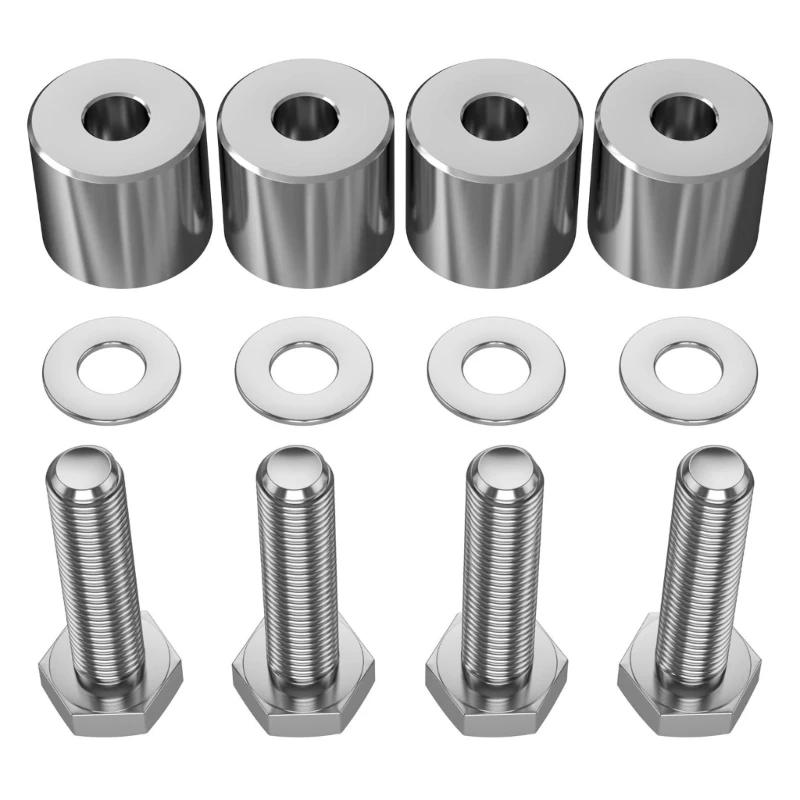 Transfer Case Drop Spacer Machined Aluminum Bolt-On Service Hardware for Repair Work, RE2120 KJ01009BK J5006 68UF