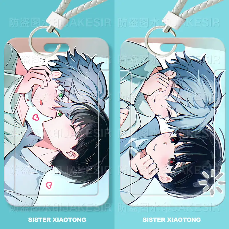 الغريبة حامل بطاقة المرحلة إيفان حتى زوجين أنيمي طالب رخصة حافلة الحرم الجامعي وجبة الائتمان معرف IC حافظة لطيف قلادة حزام غطاء بطاقة