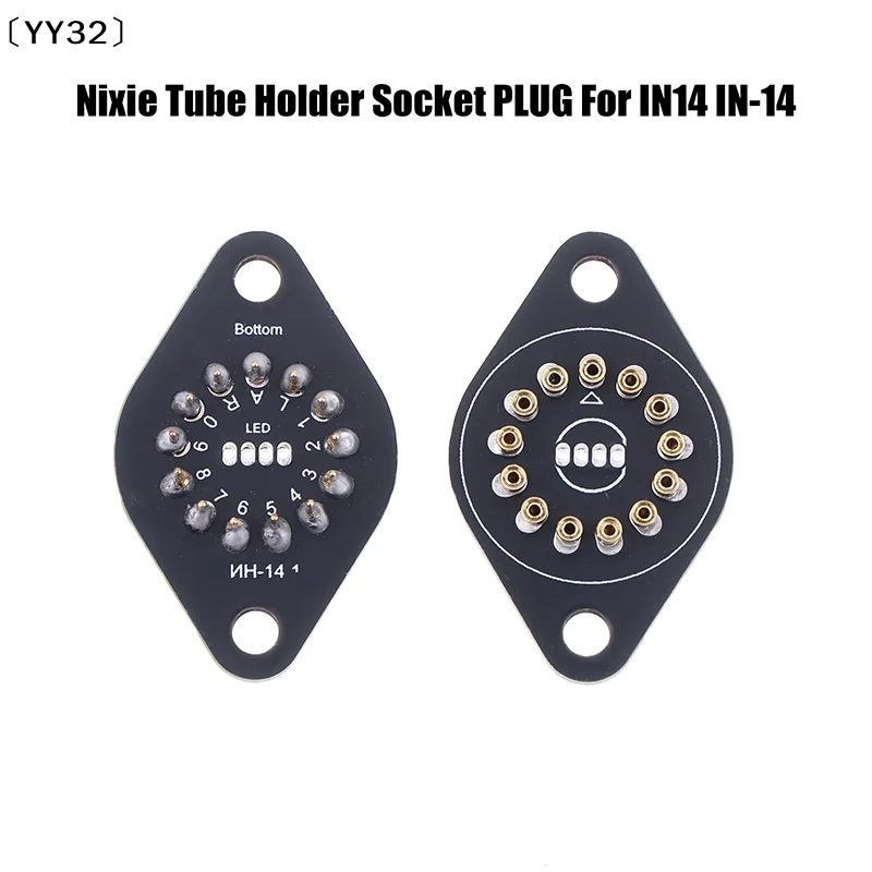 1/4Pcs Nixie Tube Holder IN-14 Socket PLUG For IN14 Glow Clock Electronic Tube Accessories〔YY32〕