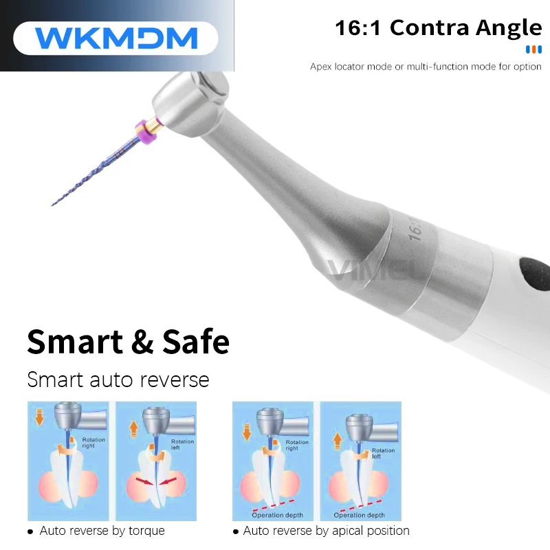 2-in-1 den tal Wireless Endo Motor Built-in Apex Locator Oral Therapy Equipment Accessory Endodontic Rotary Root Canal Instrumen