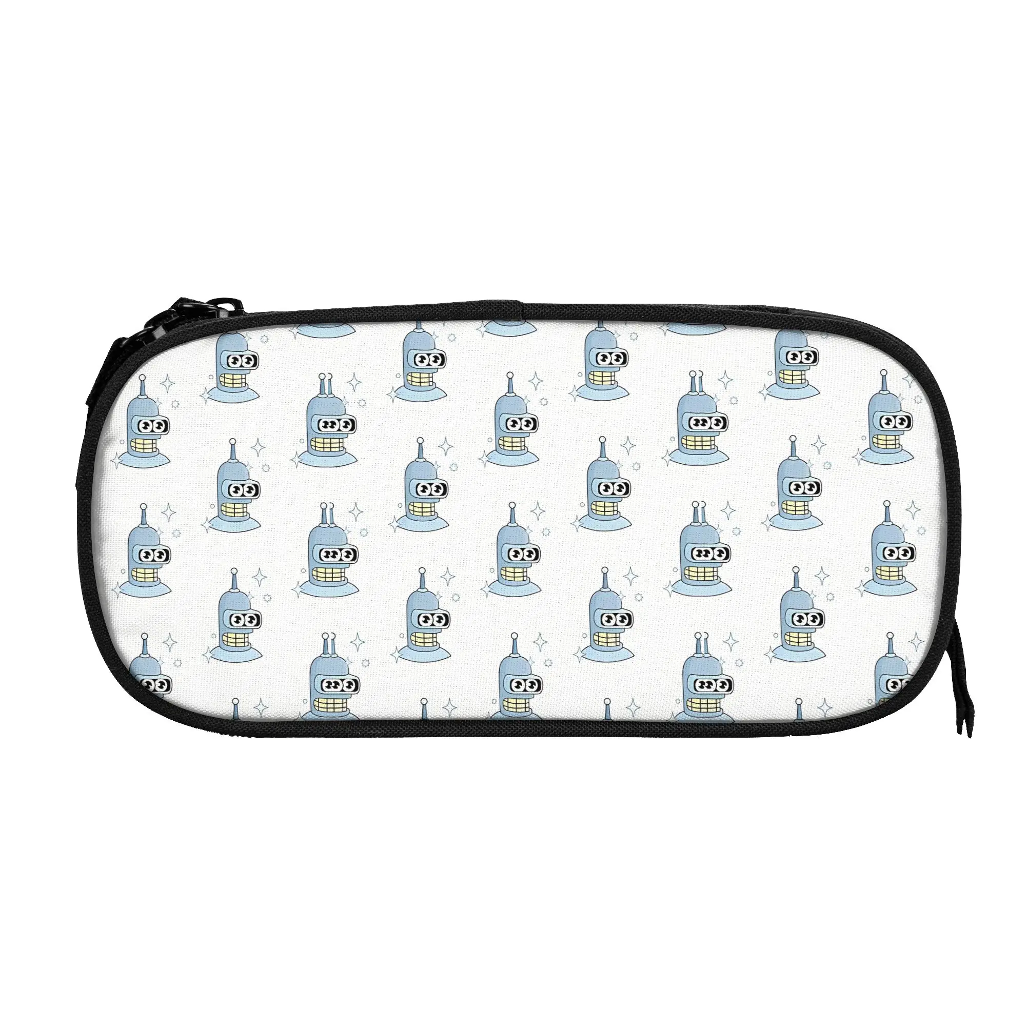 1 Piece Stylish Bender Mr Clean Pencil Case Student Pen Bag Futurama Office Pencil Pouch
