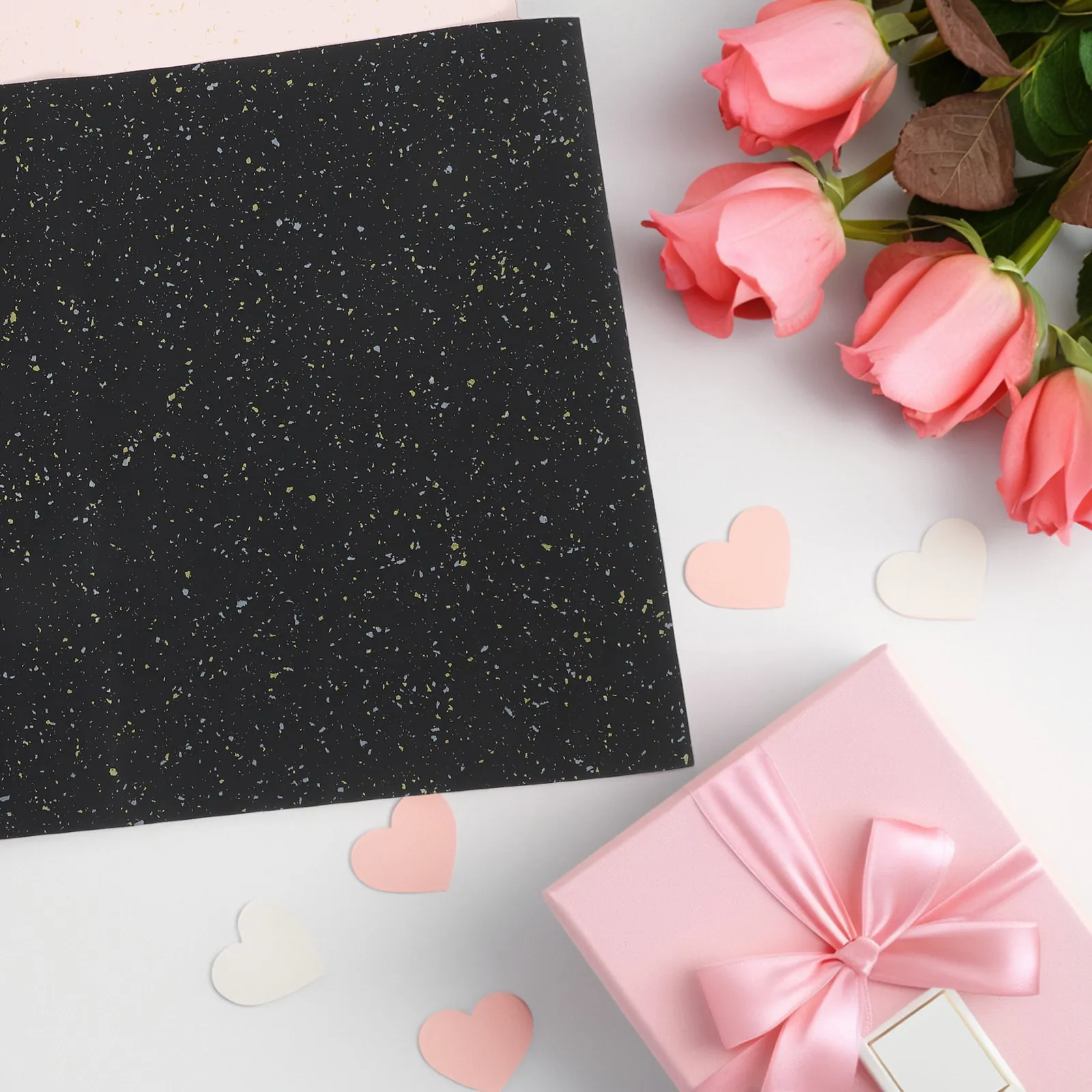 

8Pcs Neutral Thick Wrapping Paper Star Print Birthday Festival Gift Wrap Sheets Pack Present Box Supply Wrapping Paper Birthday