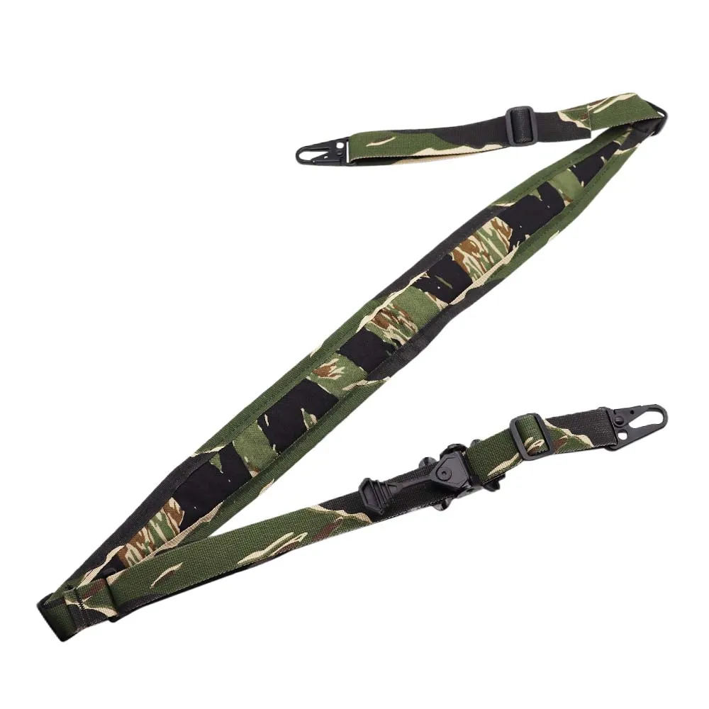 Taktische Gewehr Sling 2 Punkt Kampf Modulare Strap Slingster Schnell Einstellbare Pull Jagd PISTOLE Zubehör – Detail 16