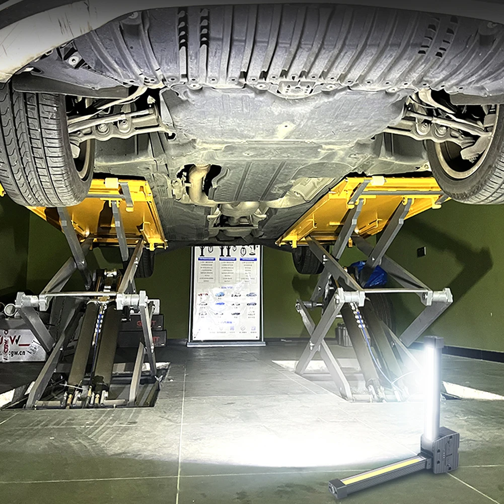 USB Rechargeable XPE LED Emergency Floodlight IPX4 Waterproof COB Handheld Camping Torch Multifunctional Inspection Lamp