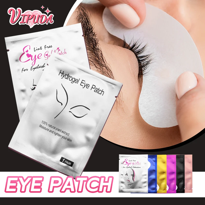 50Pairs Eyelash Under Eye Pads Fake Lashes Stickers Lash Extension Supplies Patches Paper Sticker Application Make Up Tools