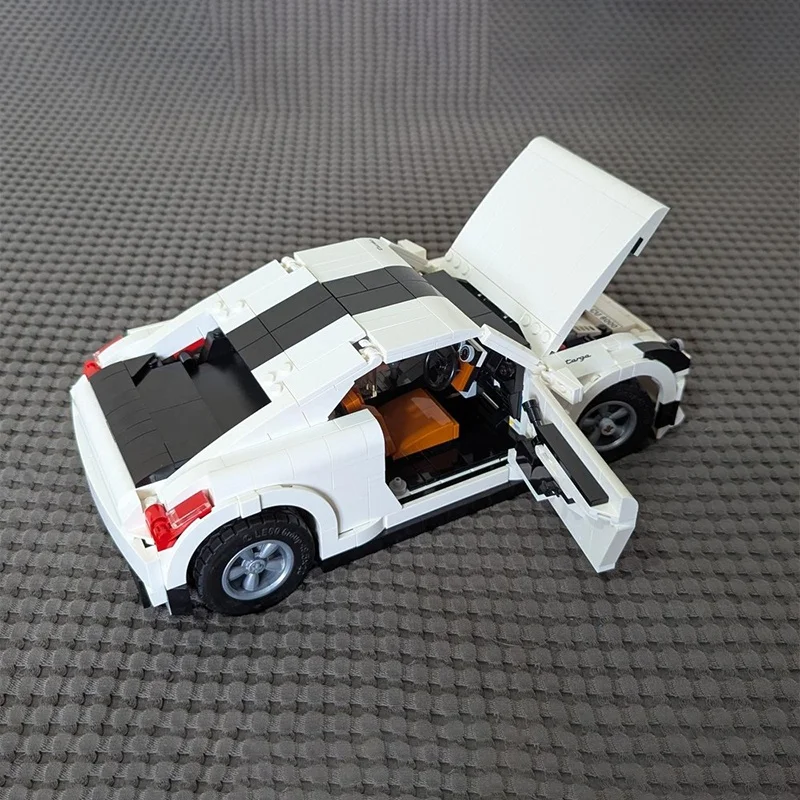 1128개 MOC 닛산 크리에이터 전문가 모델 블록 건축 조립 크리스마스 선물 DIY 창의적 장난감 아이디어 생일 선물