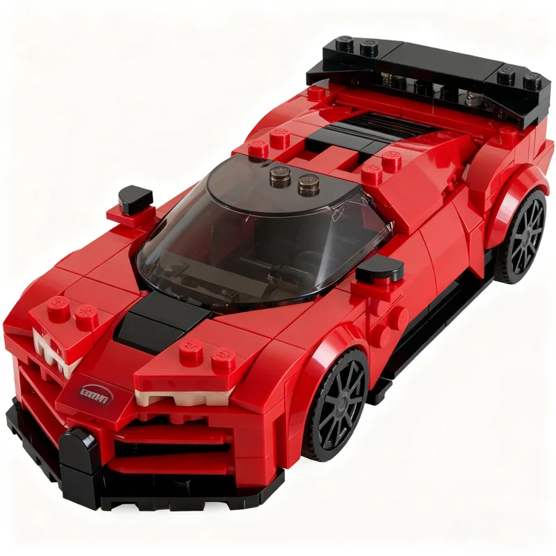 265 elementów MOC Bugatti Centodieci City Champions Model Superauta Klocki Konstrukcyjne Zabawka Prezent na Boże Narodzenie Edukacyjne Klocki