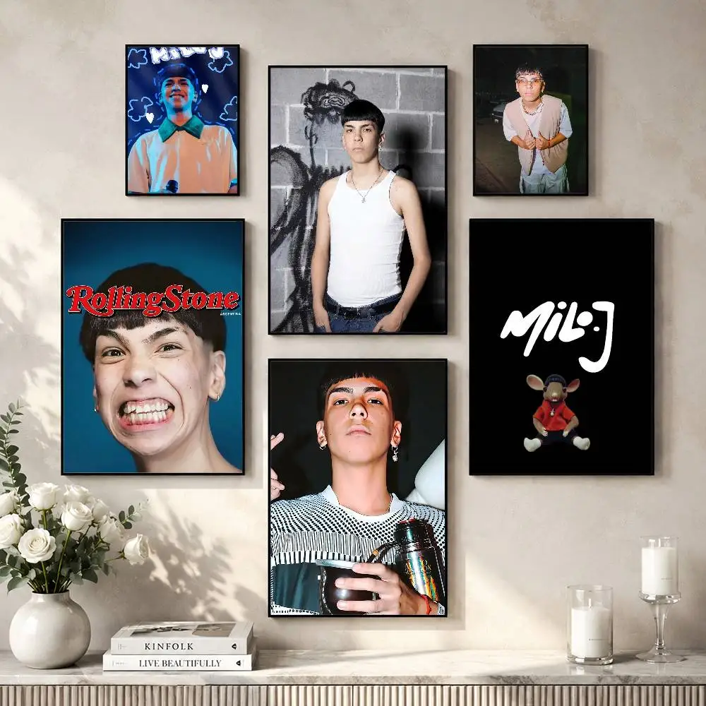 A-Argentine rapper M-Milo J Poster Versatile HD Waterproof Wall Art Self-Adhesive Decor for Any Space Ideal Gift