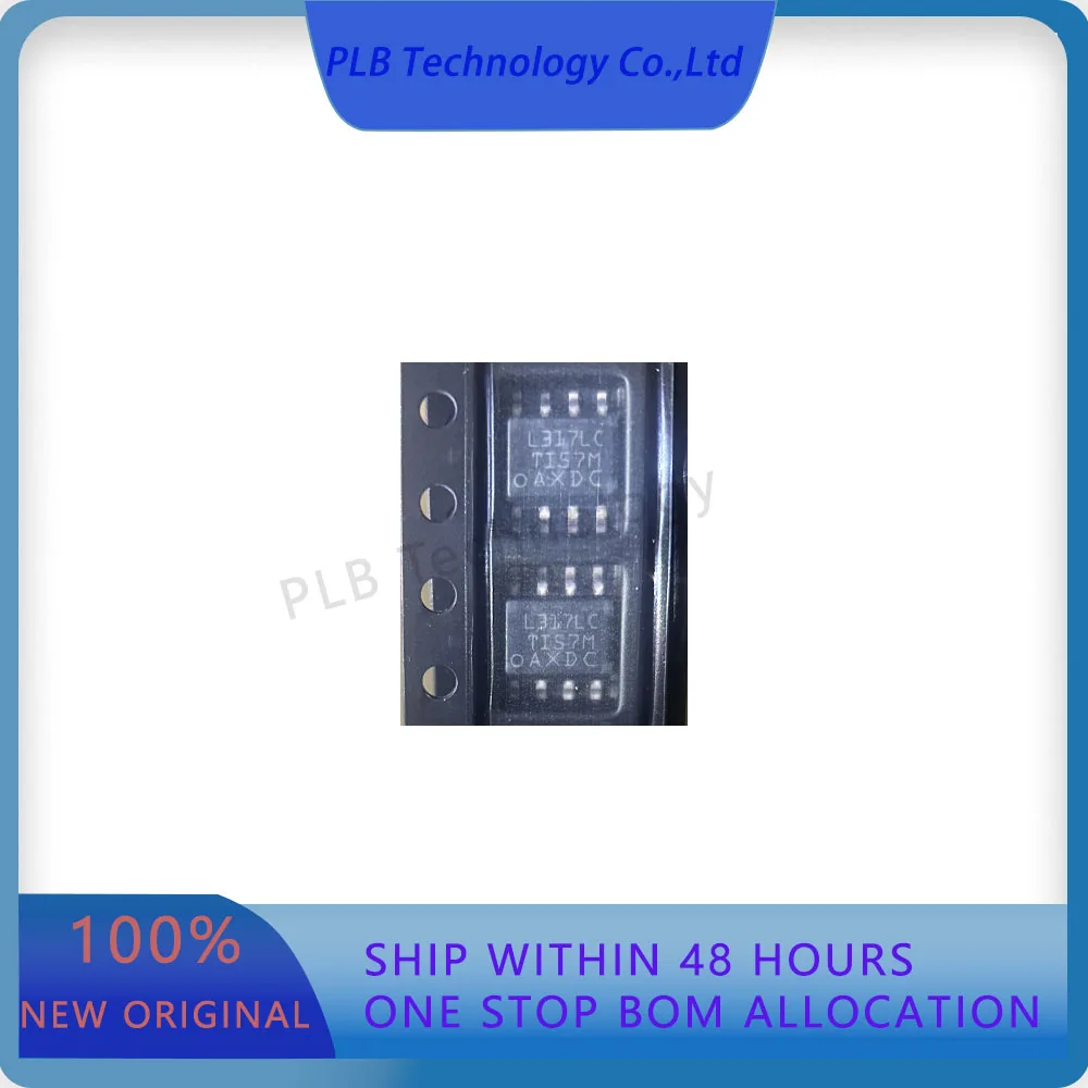 30PCS LM317 LM317LCDR 100-mA 35V adjustable linear Voltage Regulator LDO SOIC-8 Original Stock New