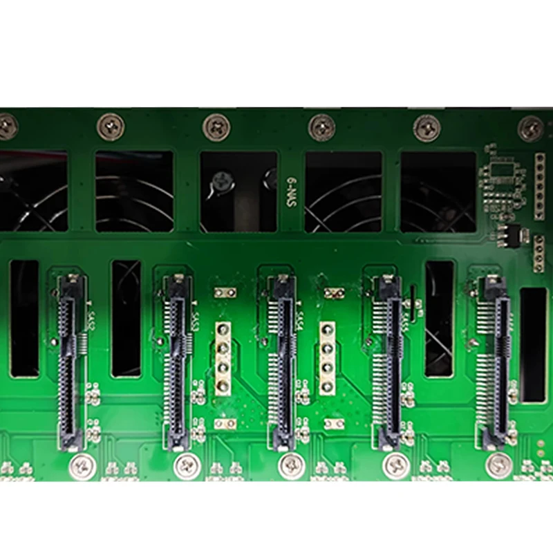 6 Bays Hdd 6Gb Sata Backplane Voor Onze 6 Bays Nas Case