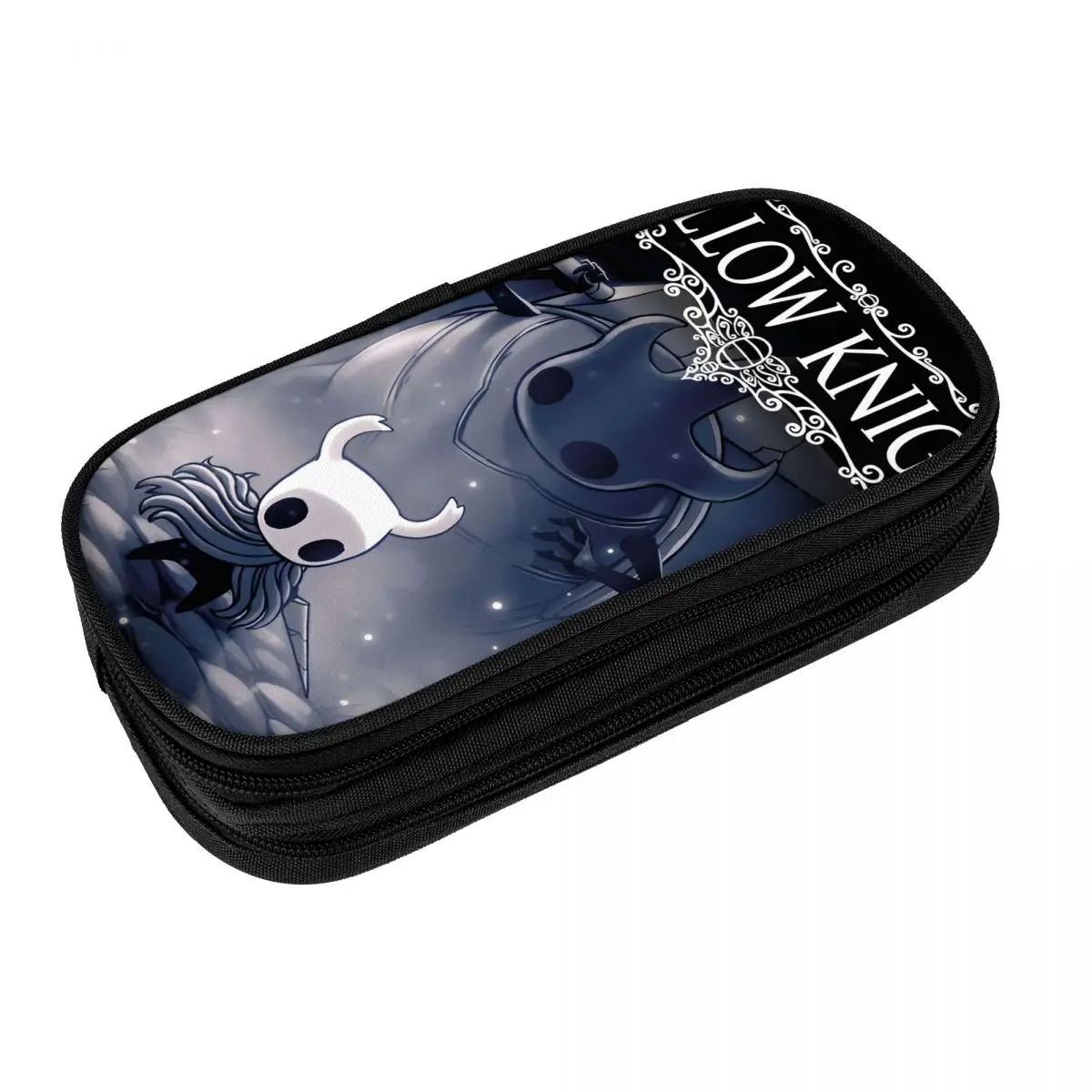 Hollow Knight Game Fun Cartoon Pencil Case Large Capacity Pencil Box Girls Boys Double Layer School Pencil Cases Stationery