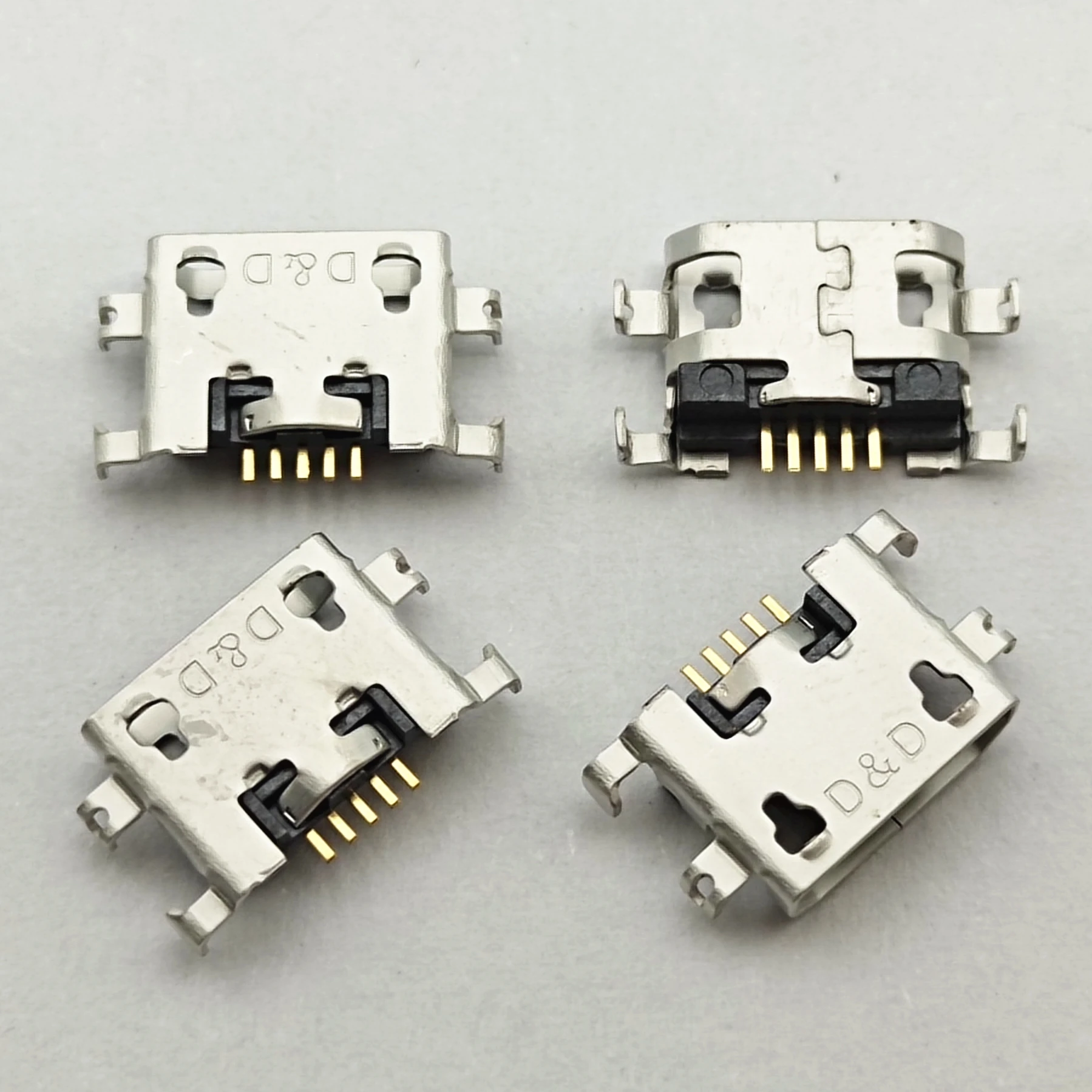 50 sztuk Micro USB 5pin złącze Jack Port ładowania dla Redmi 7A Huawei Y520 Y600 Y511 ładowarka mini gniazdo