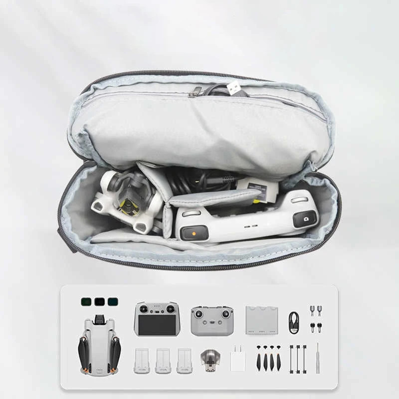 ل DJI Flip DJI NEO حقيبة التخزين حقيبة يد للسفر ل DJI Mini 3 Pro/Mini 4K/Mini 2 3/Mini 4 Pro حافظة ظهر تحمل على الكتف العالمي