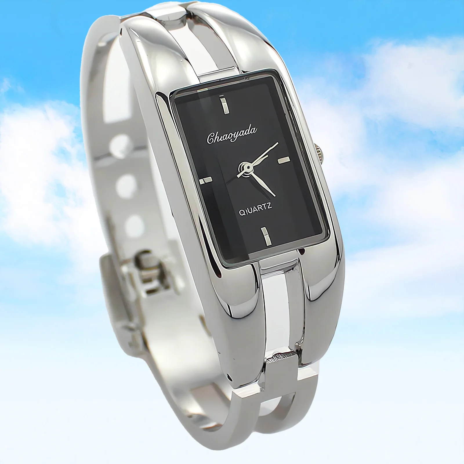 

Women's Lady Watches 4-position Adjustable Silvery Watches Women Young Girls Birthday Gifts Chaoyada Luxury Watches