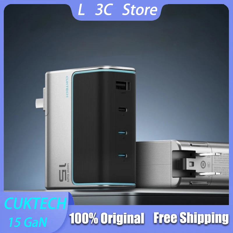 

CUKTECH 15 GaN Charger 140W High Power Portable Charger with Foldable Pin 3C +1A Four-port Fast Charge Table Charger PD3.1