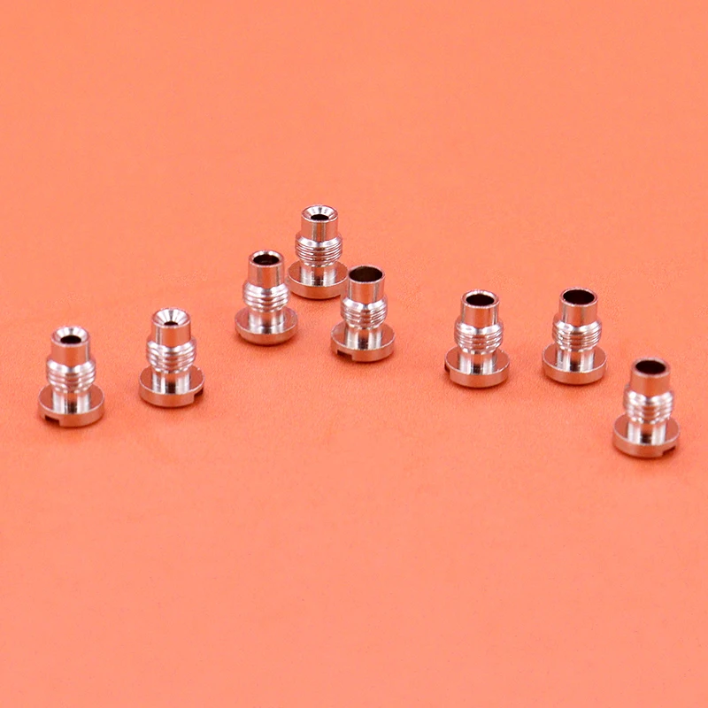 8 قطعة استبدال تدفق الهواء إدراج مسامير المدخول الفتائل ل YFTK فلاش E بخار V4.5S + Fev هيئة الطرق والمواصلات MTL البخاخة 316 الفولاذ المقاوم للصدأ