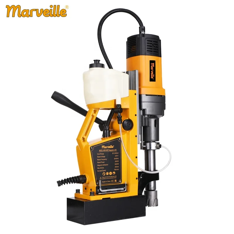 Marveille MW-80T 60mm Electric power drill industries work 2350W magnetic drill