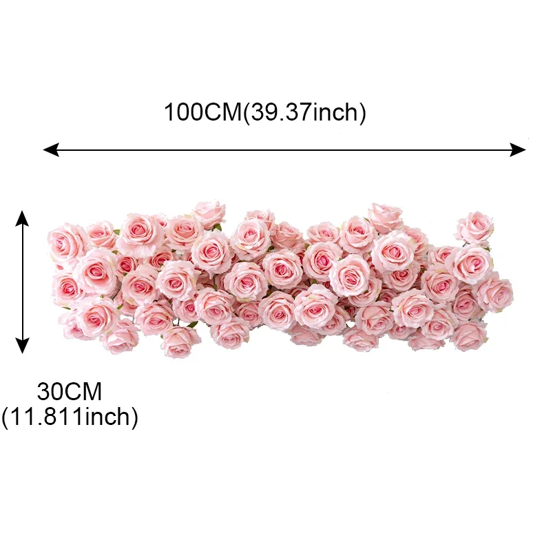 Artificial Multi-Colored Roses Flowers for Wedding Background Wall Decor Arch Row Party Event Display Props Fake Roses