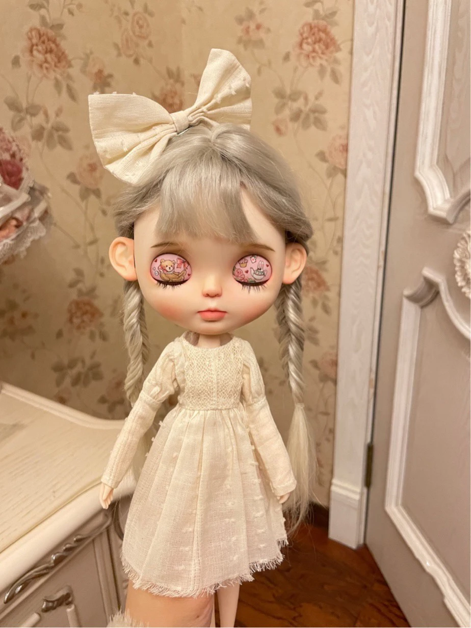 Dula Doll Clothes Dress Tea dyeing skirt Blythe Qbaby ob24 ob22 Azone Licca ICY JerryB 1/6 Bjd Doll