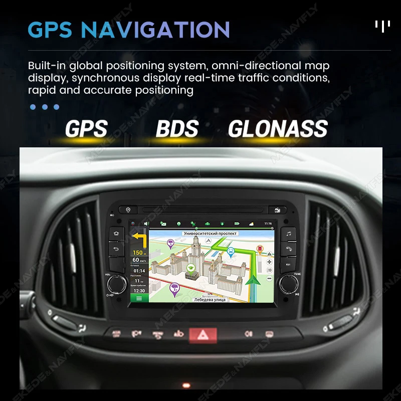 Android 15 7inch Autoradio Screen For Fiat Doblo 2015 2016 2017 2018 2019 Car Radio Multimedia Video Player Stereo GPS Carplay