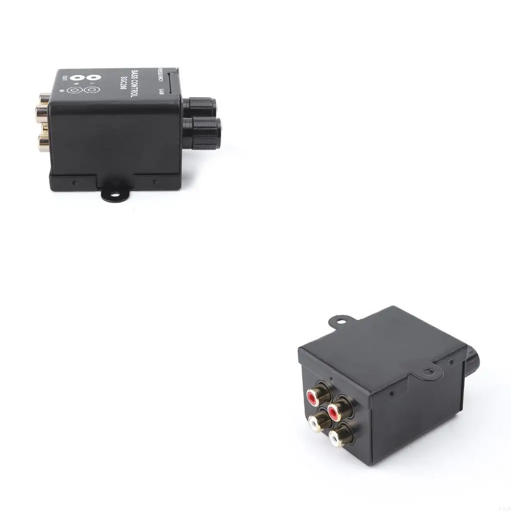 F1CF Car Regulator Amplifier Bass Subwoofer Stereo Controller 4 RCA