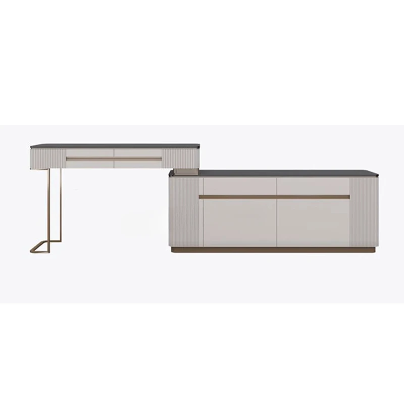 Moderner, einfacher Modellzimmer-Studiertisch, einfacher, luxuriöser, personalisierter Design-Hotel