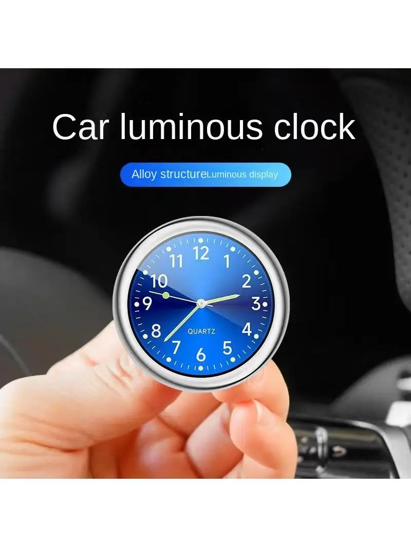 AliExpress NONE Mini Watch Car Quartz Clock Mini Electronic Clock Waterproof Bicycle Motorcycle Watch Auto Ornament Car Accessories Gifts