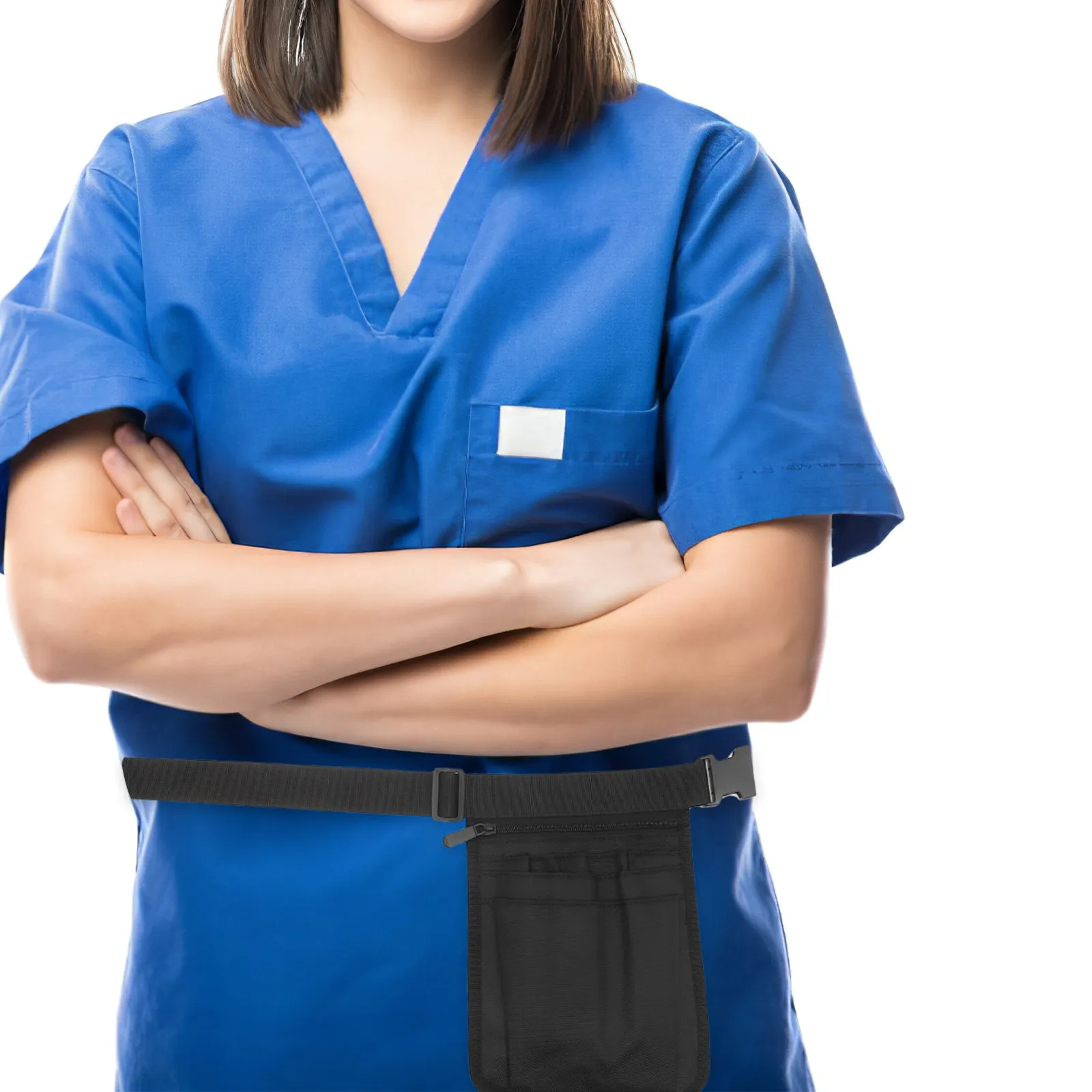 Professional Nurse Waist Bag Multifunctional Clinical Carrying Pouch Large Capacity Tool Organizer for Work Use
