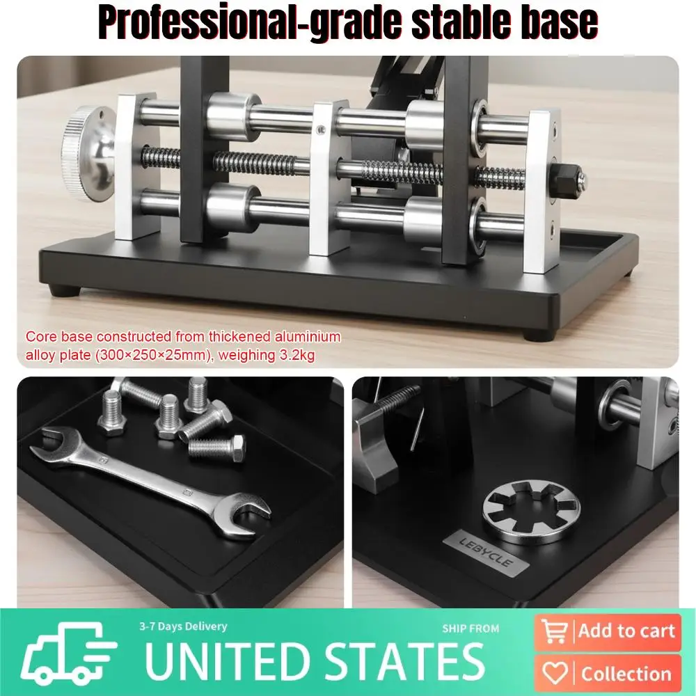 

Подставка для проверки велосипедных колес с прецизионными циферблатными индикаторами, набор инструментов для ремонта велосипедных колес для колес 12 дюймов 700C для ремонта велосипеда